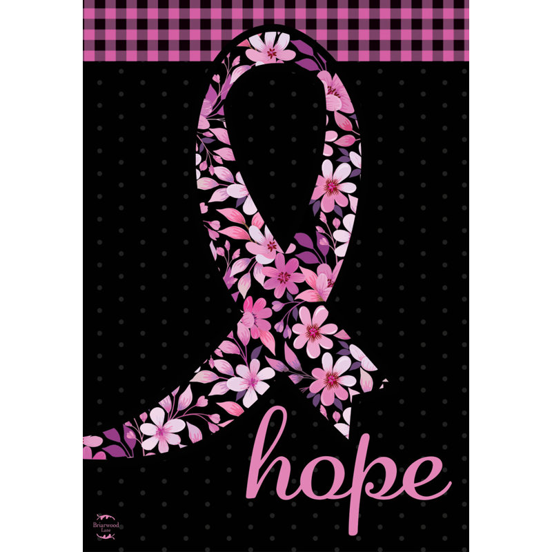 Drapeau de jardin Hope Ribbon