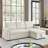 78.5" Sleeper Sofa Bed Reversible Sectional Couch with Storage Chaise and Side storage-950687368