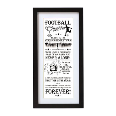 Football - Single Picture Frame Print
