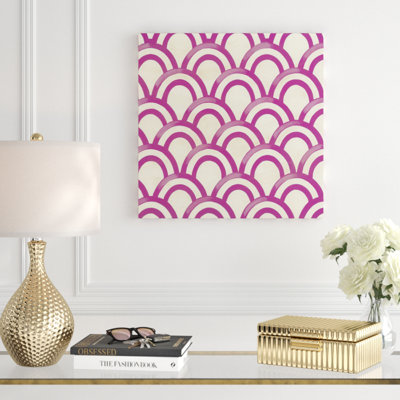 «Retro Blockprint VI», impression sur toile