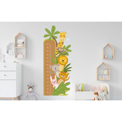 Growth Chart Ruler Decal, DIY Vinyl Kids Growth Chart Ruler Decal, Height Measurement Ruler For Wall Nursery Decor 325LU