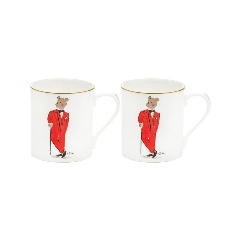Hal The Bear - Mug Set X 2
