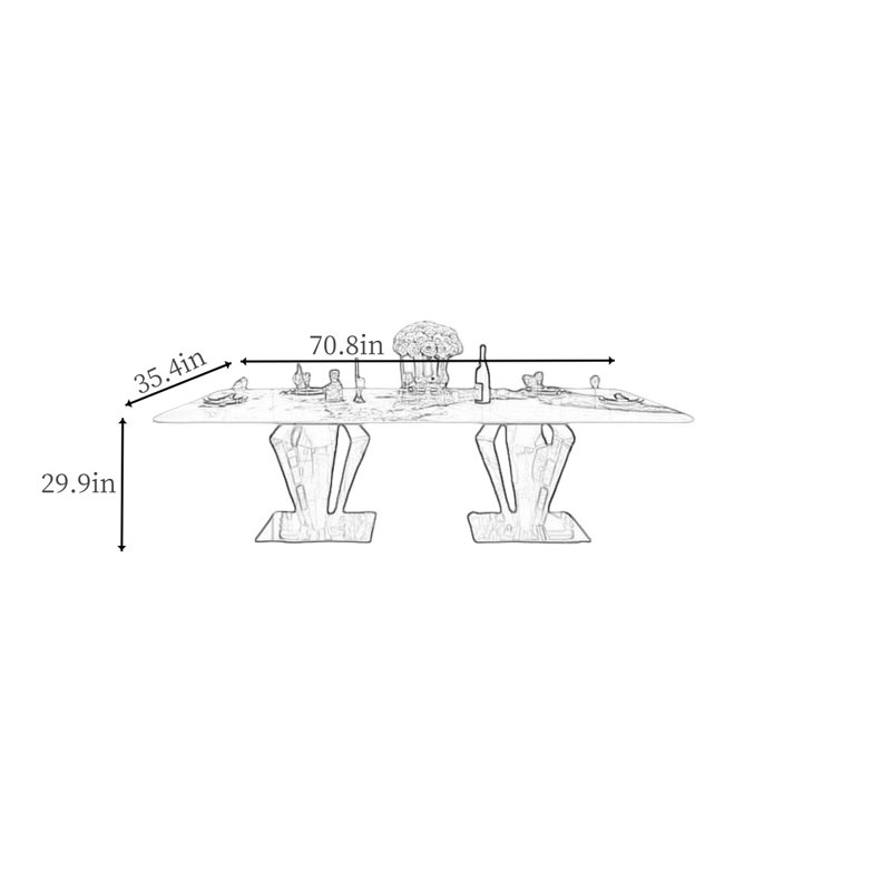 Remiah, 29.9"H x 70.8"L x 35.4"W