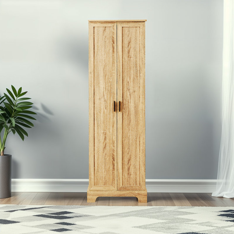 Storage Cabinet with Two Doors for Bathroom, Natural