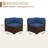 Wicker Outdoor Patio Chair With Cushions-610290709