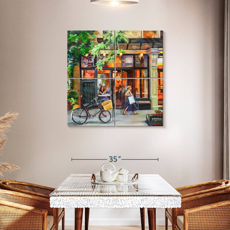 Nicci New York Bistro, H 38 po x l 38 po