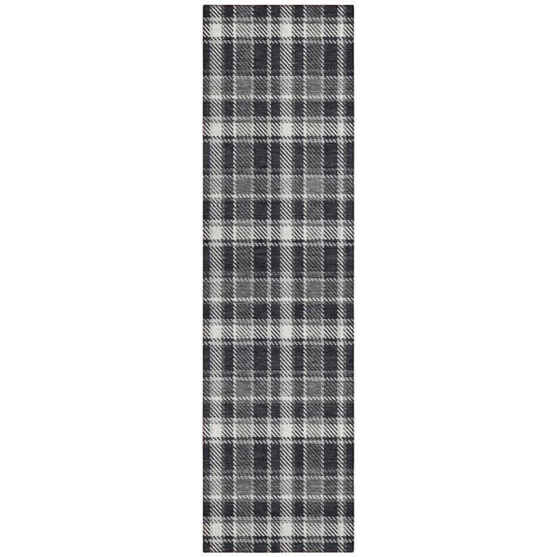Plaid Indoor / Outdoor Rug, Runner 2'3" x 7'6"