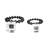 Darrah 2 Pieces 15/18" Operose Statuary, Black