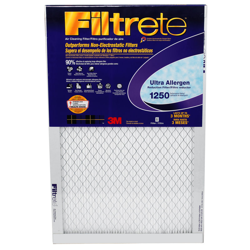Filtre à air Filtrete Ultra, H 24 po x l 24 po x P 1 po