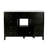 Celine 48 In Single Sink Bathroom Vanity With Quartz Top, Coffee Brown-124275969