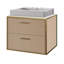 Aquaplane 22'' L Bathroom Sink-642754354