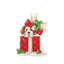 Dog In Present by MAKIKO - Wrapped Canvas Print-47665483