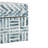 Ninon Blue Mother of Pearl Shell Geometric Handmade Mosaic Storage Decorative Box, Set of 2