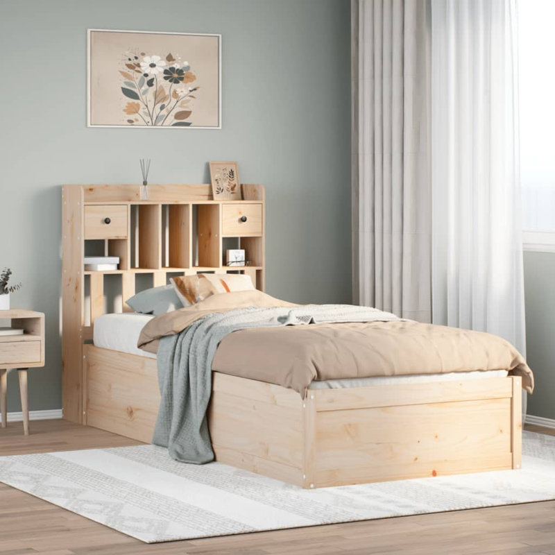Storage Bed, Brown, 200 x 200cm