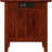 Nantucket Walnut Side Table With Built-In Charging Station And 2 Power Outlets