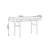 French Distressed Design Birch Solid Wood Desk