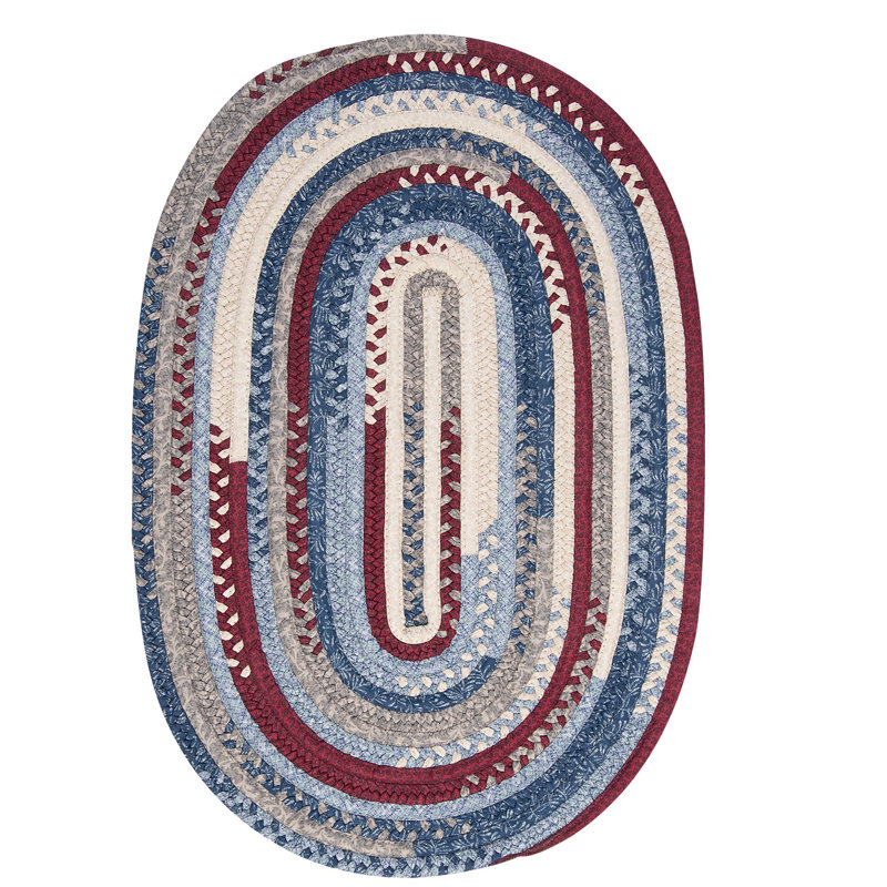 Tapis Concord tissé à la main Surette, Ovale 2 pi x 8 pi