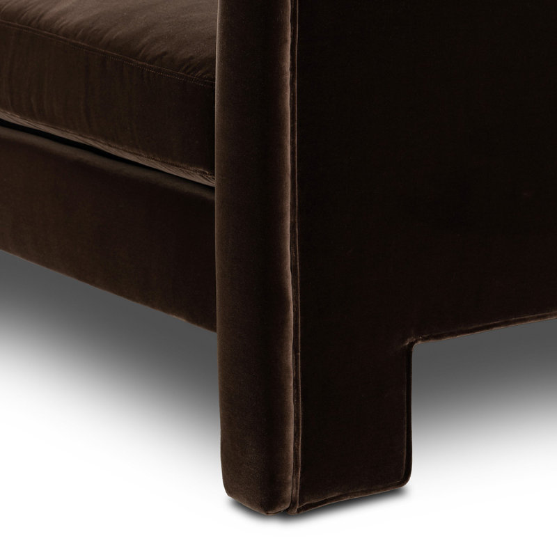 Katya Sofa, Surrey Cocoa, 33" W x 96.5" W x 39.75" D