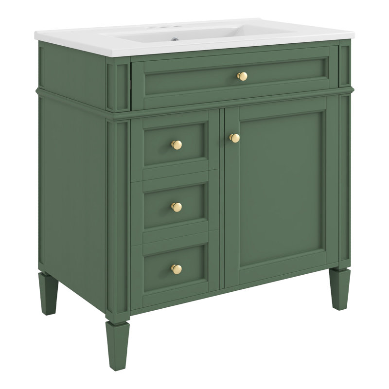 30'' Bathroom Vanity with Top Sink