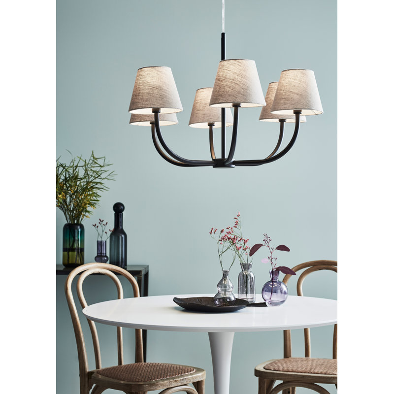 Katia 6 - Light Shaded Chandelier