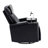 Swivel Recliner With Hidden Arm Storage and  LED Light Strip-1064237552