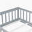 Finka Kids Floor Platforms Bed With Fence and Door-41991317-45026230