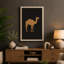 Desert Camel Minimalist - Wrapped Canvas-1742514311-1742515071