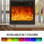Merrissa Mirrored Electric Fireplace TV Stand with Electronic Fireplace