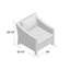 Chaise de patio avec coussins Amarveer-1220352844
