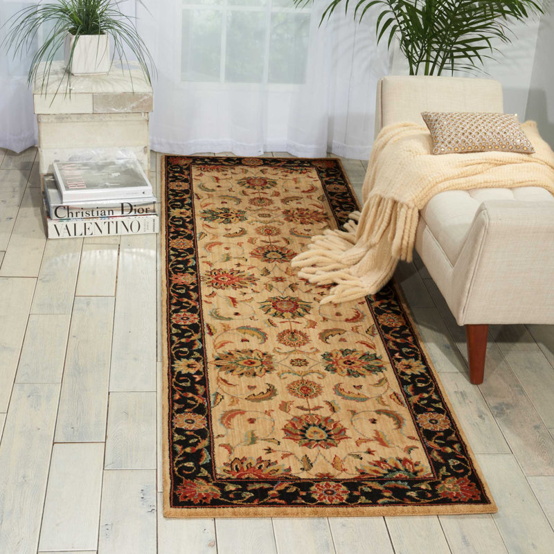 Jimena Wool Oriental Indoor Rug, Runner 2'6" x 12'