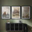 Paysage rétro CCxxv - impression encadrée de qualité supérieure sur mesure mat - 3 pièces-856456537-856456539