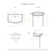 Britannia White Vitreous China Rectangular Console Bathroom Sink with Overflow