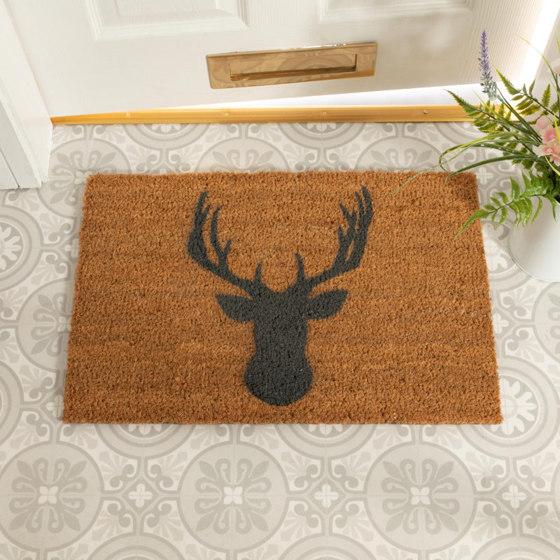Newington Non-Slip Animal Print Outdoor Doormat