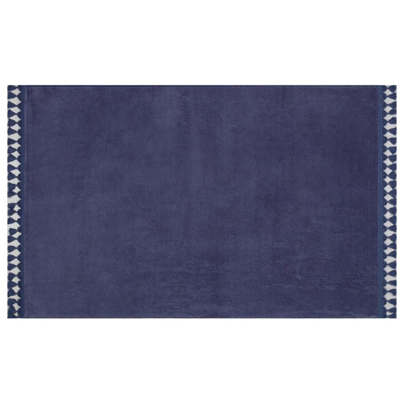 Tapis lavable en coton tissé à la machine Florestela, Rectangle 5 pi 3 po x 7 pi 7 po