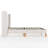 Martha Stewart Carmy Platform Bed With Tufted Wingback Headboard-124405099