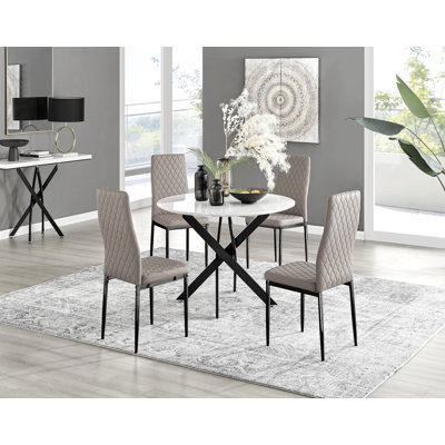 Eubanks 4 - Person Dining Set