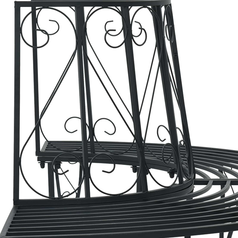 Outdoor Bench, Black