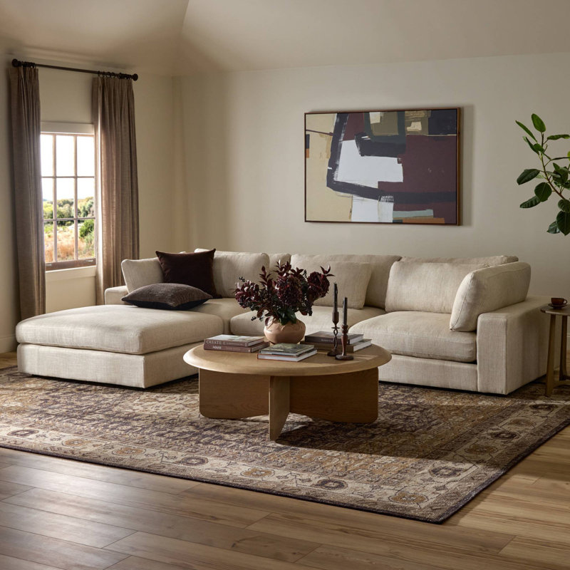 Bloor Modular Chaise Sectional, Essence Natural