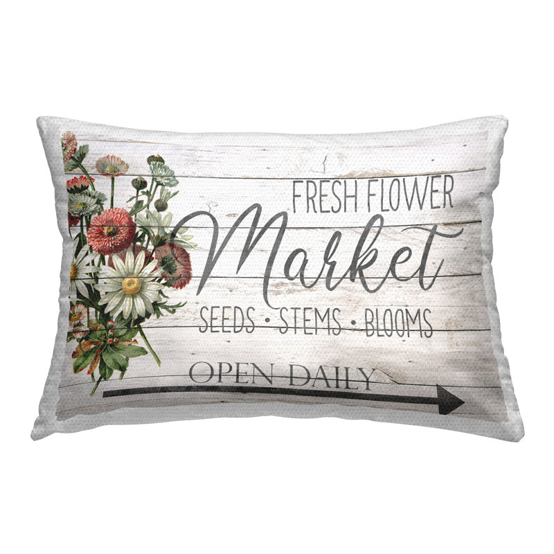Coussin extérieur Flower Market Blooms par Ann Bailey