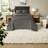 Comfortable Cotton Bedding Sets, Dark Grey, Reversible With Cottage Charm