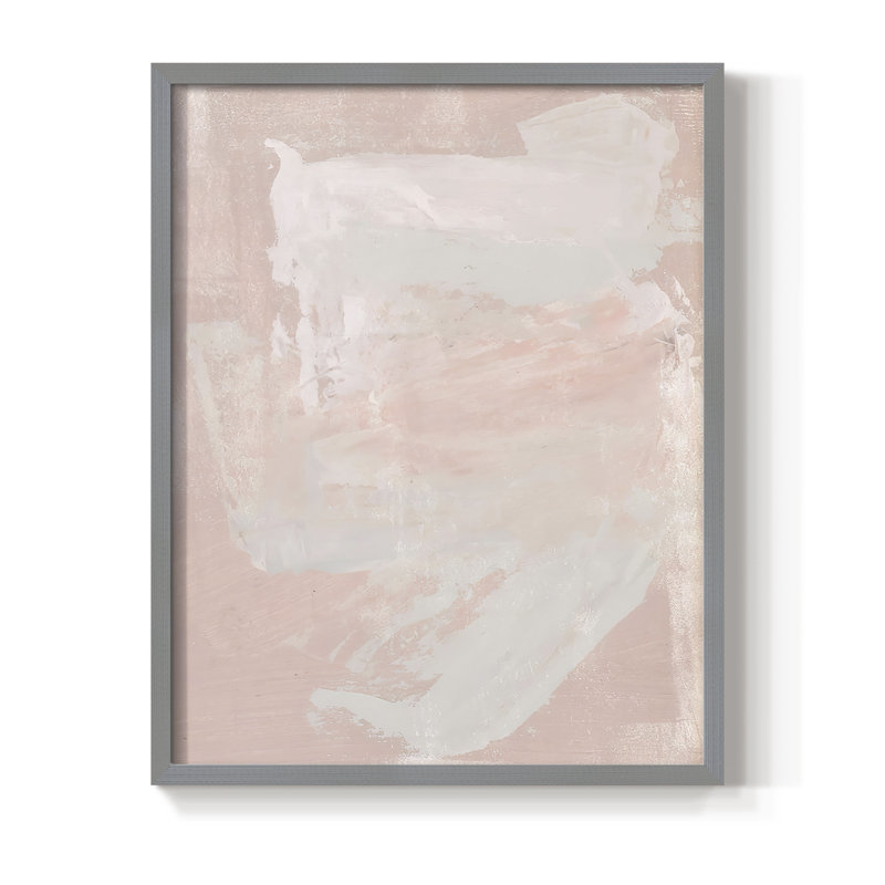 «Hazy Summer II», reproduction encadrée - bois massif, Gris, H 10 po x l 8 po
