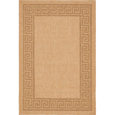 Outdoor Veranda Area Rug Bronzed Color