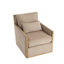 Fauteuil d'appoint pivotant en velours côtelé-768293674