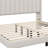 Upholstered Platform Bed with LED Lights-1603567528