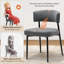Chaise rembourrée à dossier courbé-1933879766