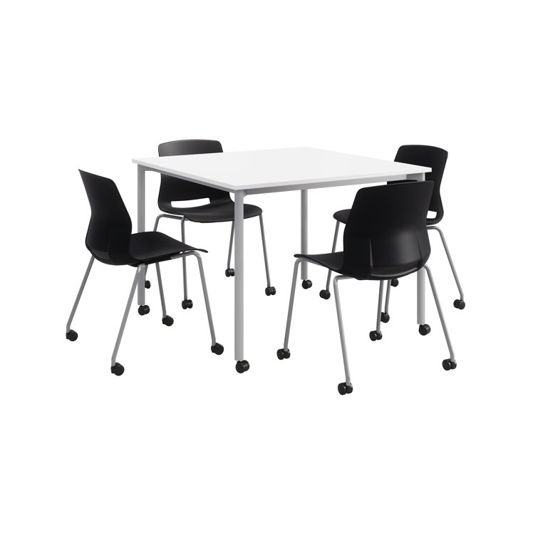 Dailey-" Lola Set 42" L Square Breakroom Table and Chair Set