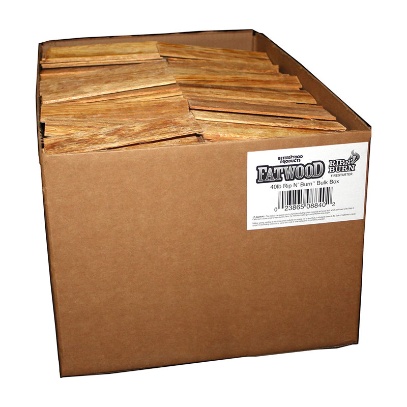 BetterWood Firestarter, 10" H x 18" W x 20" D