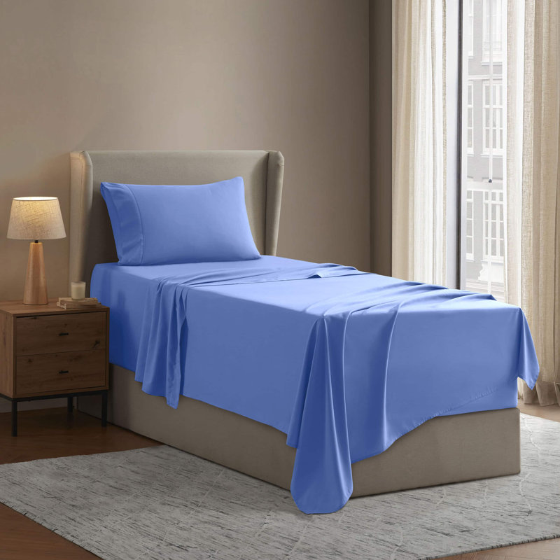 Ensemble de draps Luxury Collection Classic, Simple TG, Bleu lagon
