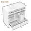 36" Bathroom Vanity With Sink, Multi-Functional Bathroom Cabinet With Doors And Storage Shelves, Featuring Drawers, White-367240464