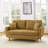 Artina 65'' Square Arm Loveseat-1936660076